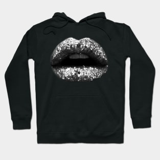 Glitter Lips 70s Fashion Hoodie